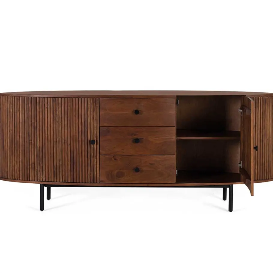 Best Retro Sideboard in Walnussfarben - Chalil Sideboards