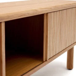 Best Retro TV Unterschrank mit 2 Schiebetüren - Calming Tv & Hifi-Möbel|Lowboards