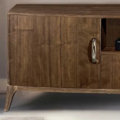 Best Retro Wohnwandd in Nussbaum - Gralaz (dreiteilig) Wohnwände