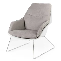 Retrosessel mit Chrom Bügelgestell - Harukivo (2er Set) Sessel|Stühle