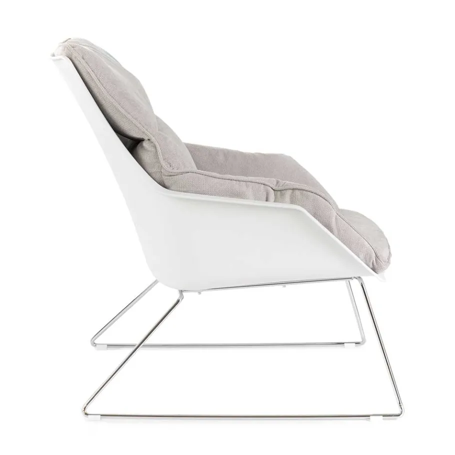 Retrosessel mit Chrom Bügelgestell - Harukivo (2er Set) Sessel|Stühle