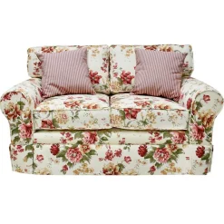 Sale Romantisches Landhaus Sofa mit Blumen Stoff - Telik Sofas