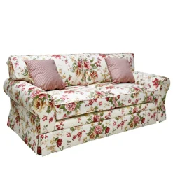 Sale Romantisches Landhaus Sofa mit Blumen Stoff - Telik Sofas