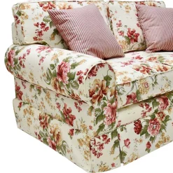 Sale Romantisches Landhaus Sofa mit Blumen Stoff - Telik Sofas