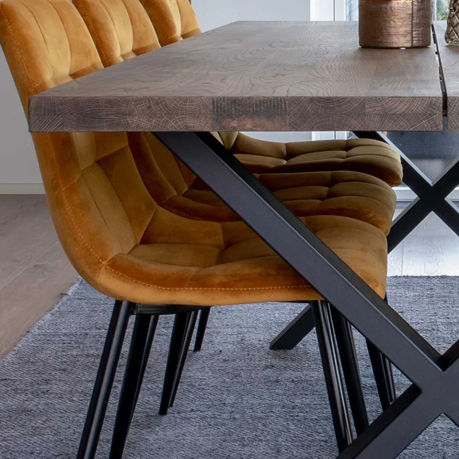 Sale Räuchereiche Tisch & 6 Stühle - Alouis (siebenteilig) Tische