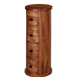 Runde Hochkommode mit vier Schubladen - Etienna Kommoden