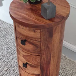 Runde Hochkommode mit vier Schubladen - Etienna Kommoden