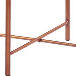 Online Runder Beistelltisch in Nussbaum und Kupfer - Jailen Tische