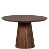 Sale Runder Holztisch in Walnuss Braun - Vrenzo Tische