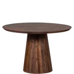 Sale Runder Holztisch in Walnuss Braun - Vrenzo Tische