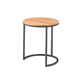 Best Runder Holztisch mit Metallgestell - Francis Tische