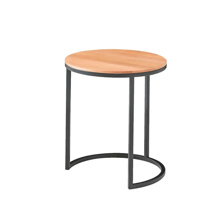 Best Runder Holztisch mit Metallgestell - Francis Tische