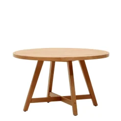 Sale Runder Outdoor-Tisch aus Eukalyptusholz - Lindos Tische