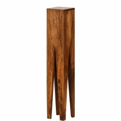 Hot Rustikale Holz Blumensäule Set Pisinon aus Sheesham (dreiteilig) Tische