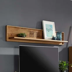 Outlet Rustikale Schrankwand Troncon aus Wildeiche (vierteilig) Wohnwände