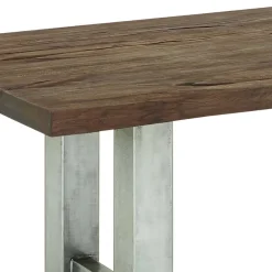 Outlet Rustikaler Industry Tisch mit Holz Wildeiche - Piave Tische