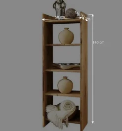 Best Rustikales Holzregal mit vier Fächern - Avidora Regale