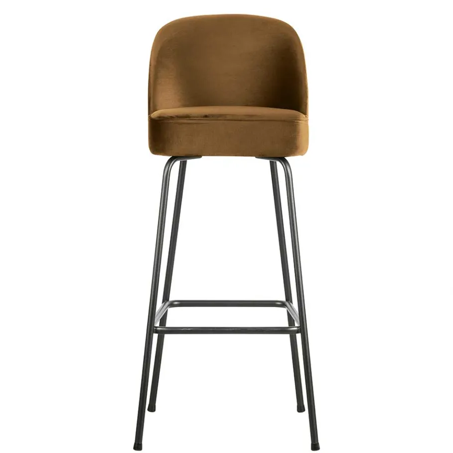 Samt Barstuhl mit 79 cm Sitzhöhe - Labound Hocker