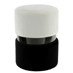 Sale Samt Hocker in Creme & Schwarz - Gilianoa Hocker