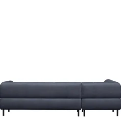 Samt L-Sofa in Dunkelgrau - Roccoss Sofas