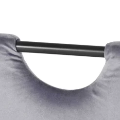 Samt Stühle mit Quersteppung in Grau - Pysio (Set) Stühle