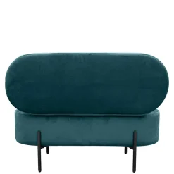 Samt-Truhenbank in Dunkelgrün - Comota Sitzbank