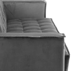 Sale Samtvelours Federkerncouch mit Bettfunktion - Vlacoma Betten|Sofas