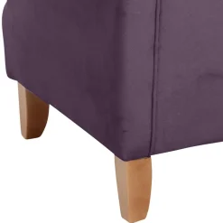 Samtvelours Ohrensessel in Dunkellila - Aglaia Sessel