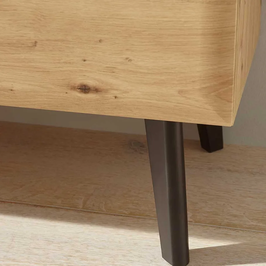 Clearance Scandi Anbauwand fürs Wohnzimmer - Olcian (vierteilig) Wohnwände