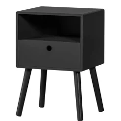 Sale Scandi Chic Nachtkommode in Schwarz - Lemerzi Kommoden