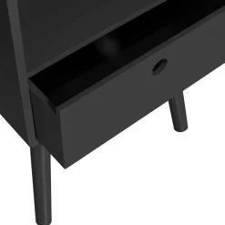 Sale Scandi Chic Nachtkommode in Schwarz - Lemerzi Kommoden