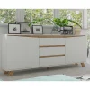 Sale Scandi Chic Sideboard in Weiß - Cady Sideboards
