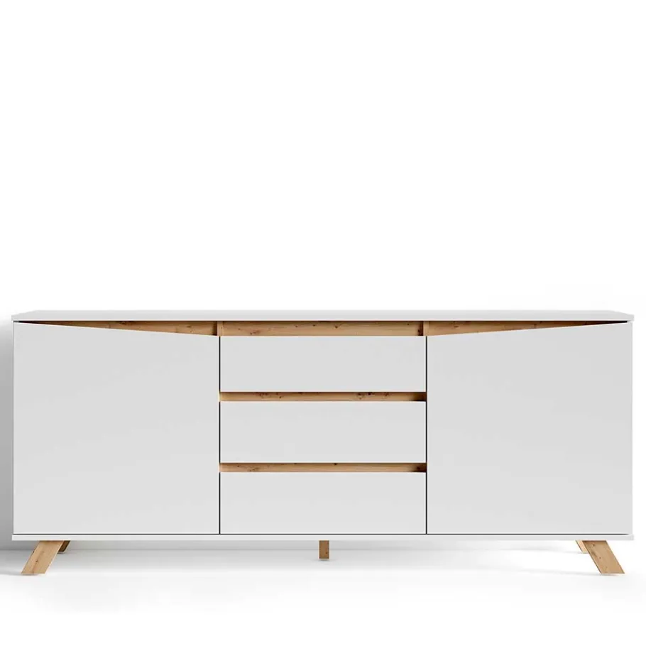 Sale Scandi Chic Sideboard in Weiß - Cady Sideboards