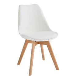 Scandi Chic Stühle mit Sitzschale - Savossa (4er Set) Stühle