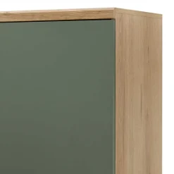 Hot Scandi Chic Wohnwand in Graugrün - Oliva (dreiteilig) Wohnwände