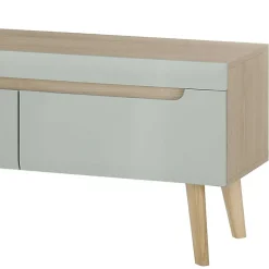 Sale Scandi Chic Wohnzimmermöbel Wohnwand - Armina (vierteilig) Wohnwände