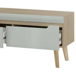 Sale Scandi Chic Wohnzimmermöbel Wohnwand - Armina (vierteilig) Wohnwände