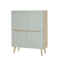 Sale Scandi Chic Wohnzimmermöbel Wohnwand - Armina (vierteilig) Wohnwände