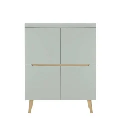 Sale Scandi Chic Wohnzimmermöbel Wohnwand - Armina (vierteilig) Wohnwände