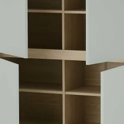 Sale Scandi Chic Wohnzimmermöbel Wohnwand - Armina (vierteilig) Wohnwände