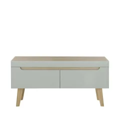 Sale Scandi Chic Wohnzimmermöbel Wohnwand - Armina (vierteilig) Wohnwände