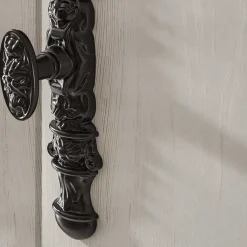 Sale Scandi Landhaus Highboard in Weiß Pinie Shabby Nedita 140 cm breit Highboards