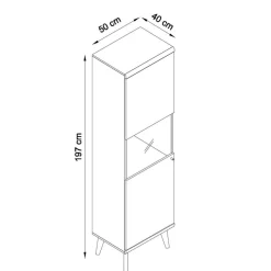 Sale Scandi TV Wohnwand Möbel Set - Cablos (dreiteilig) Wohnwände
