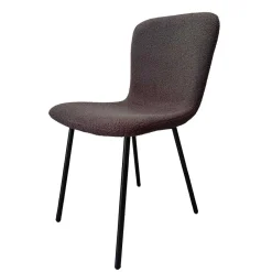 Sale Schalenstühle in Dunkelgrau Boucle - Cranita (4er Set) Stühle