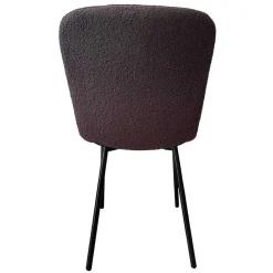 Sale Schalenstühle in Dunkelgrau Boucle - Cranita (4er Set) Stühle