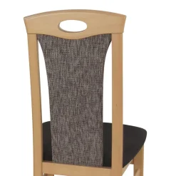 Sale Schicker Hochlehner Stuhl in Braun Dorota & Buche (2er Set) Stühle