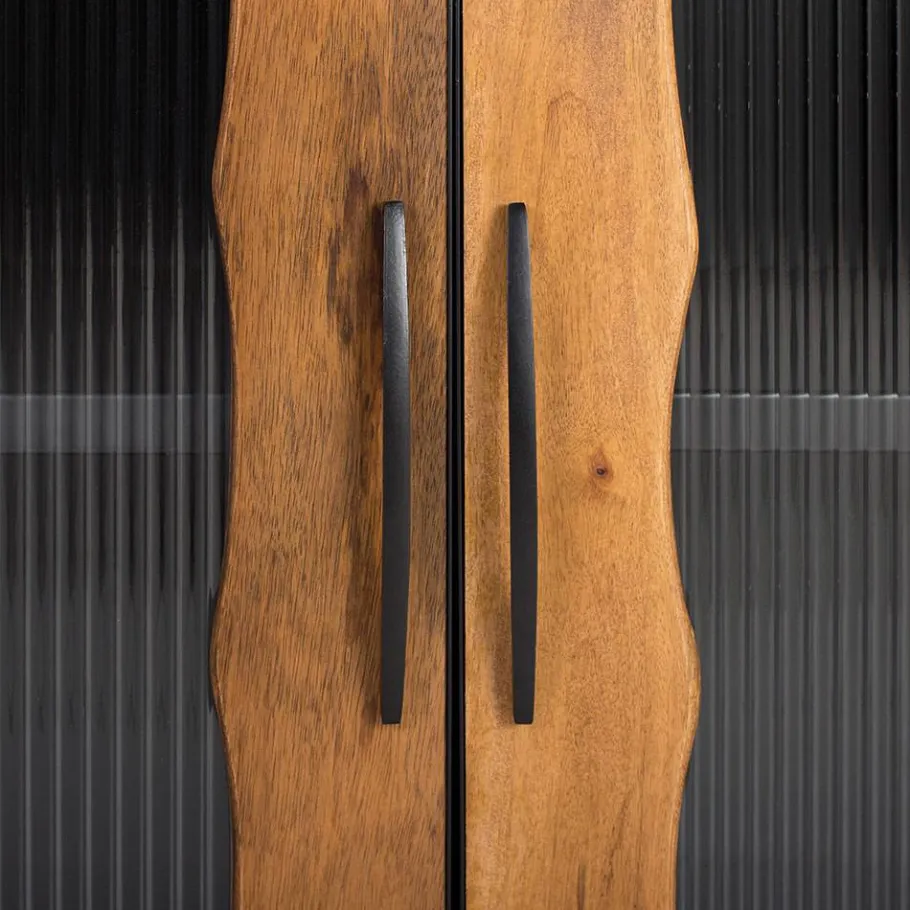 Sale Schiebetüren Sideboard mit Riffelglas - Aglia Sideboards