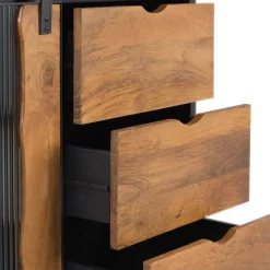 Sale Schiebetüren Sideboard mit Riffelglas - Aglia Sideboards