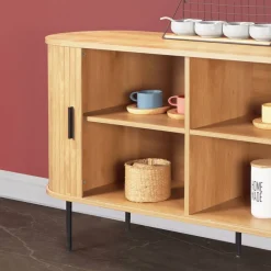 Best Schiebetüren-Sideboard in ovalem Design - Barnetta Sideboards