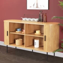 Best Schiebetüren-Sideboard in ovalem Design - Barnetta Sideboards